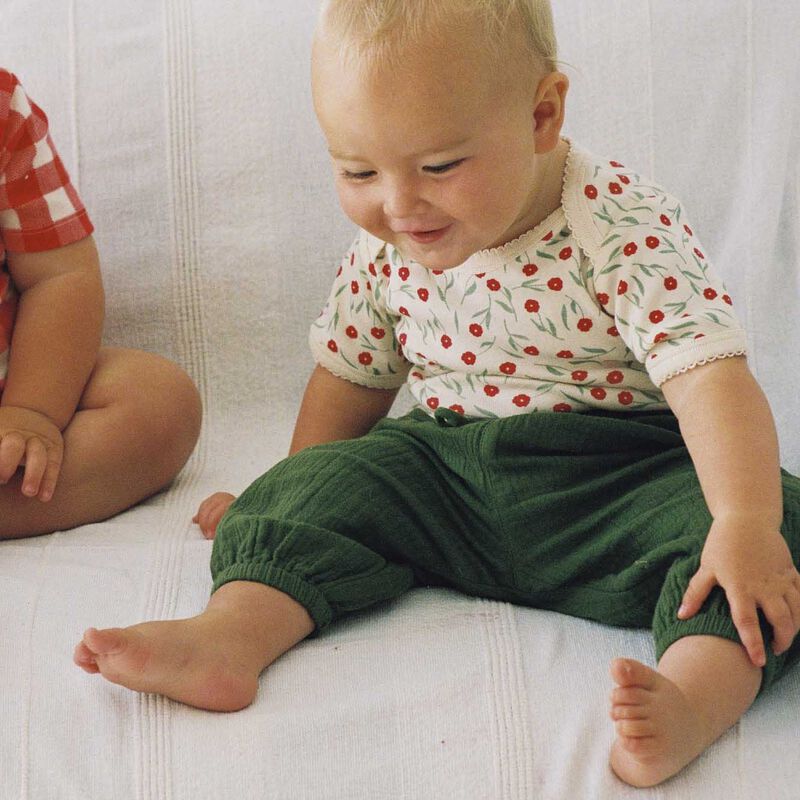 Nature Baby Short Sleeve Bodysuit image number 1